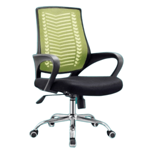 V-Mesh Revolving Chair (Lime Green Colour) - Image 2