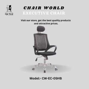 V-Mesh Revolving Chair (Black) CW-MC-05HB