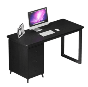 Chair World LTD Modern Computer Desk with Drawers - Image 5