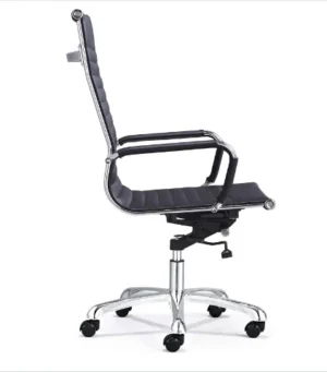 CW-Ergonomic Revolving Chair MC-Solace Swivel Chair- Black - Image 5