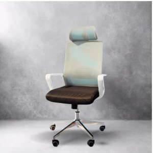 AVRIN ergonomic high back mesh office chair with adjustable headrest by Chair World Ltd